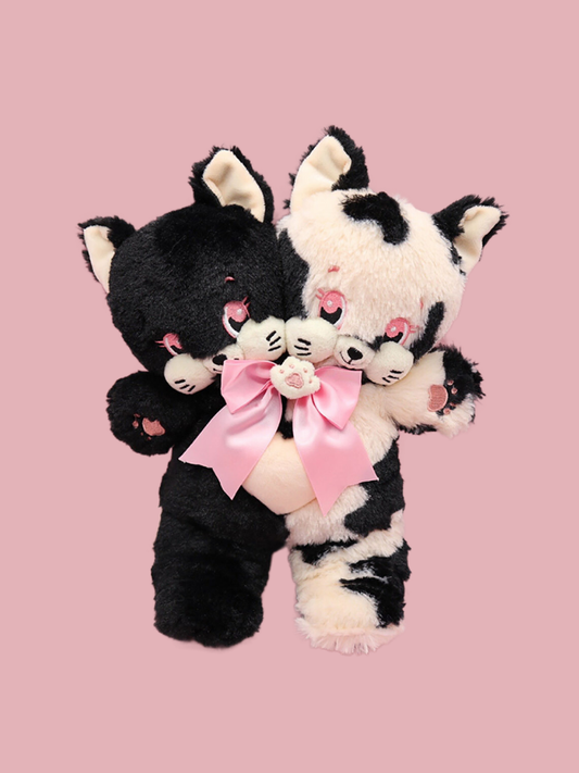 Kitty Two Heads Bag Plush