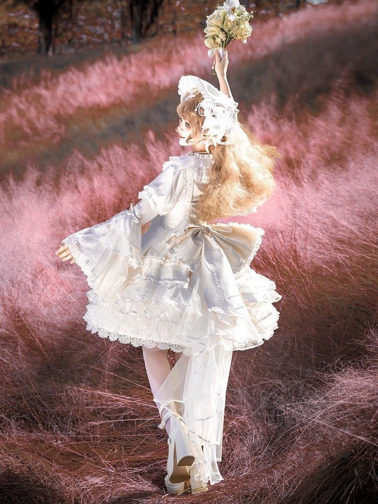 Jumper Shiro White Sweet Skirt Hime Lolita Dress Hanayome