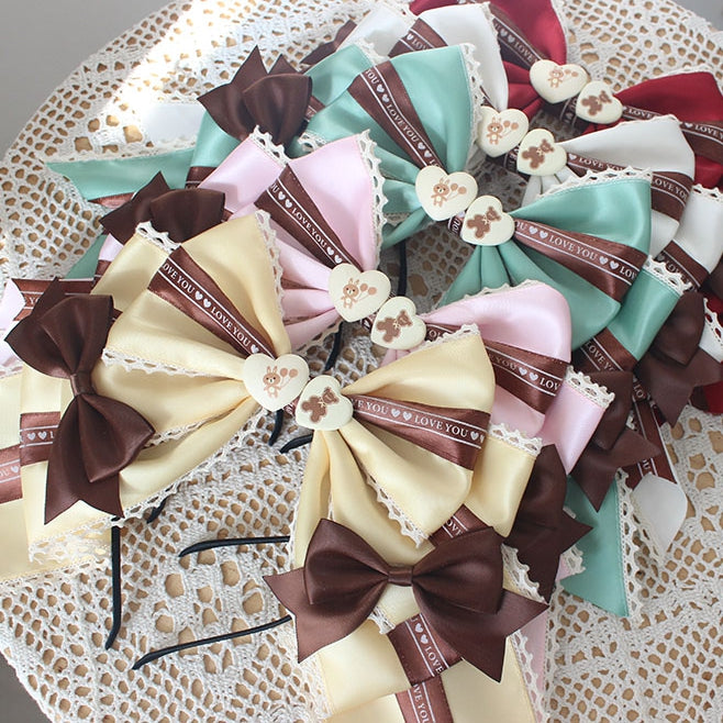 スイートロリータレーストリムボウノットKC