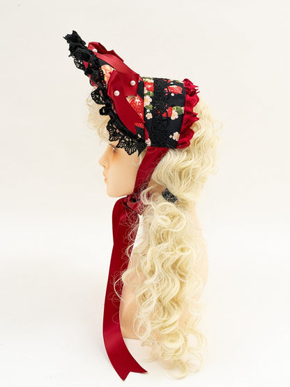 Erdbeersüße Lolita-Haube