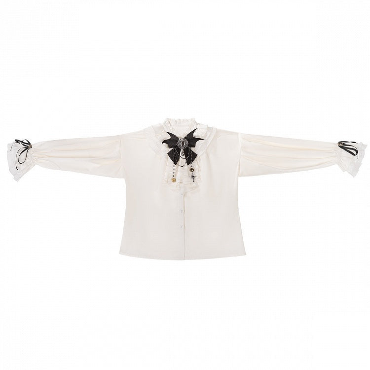Black Bunny Ear Hooded Outfit Set with Waistcoat & Shorts - Xiong Dou Jiang