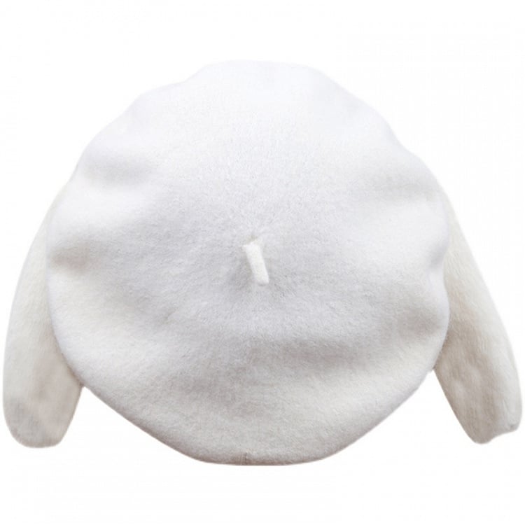Lop-eared Sweet Bunny Lolita White Beret