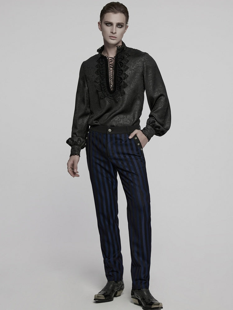 Goth Men's Shirt Black