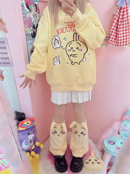 漫画柄 40cm レッグウォーマー