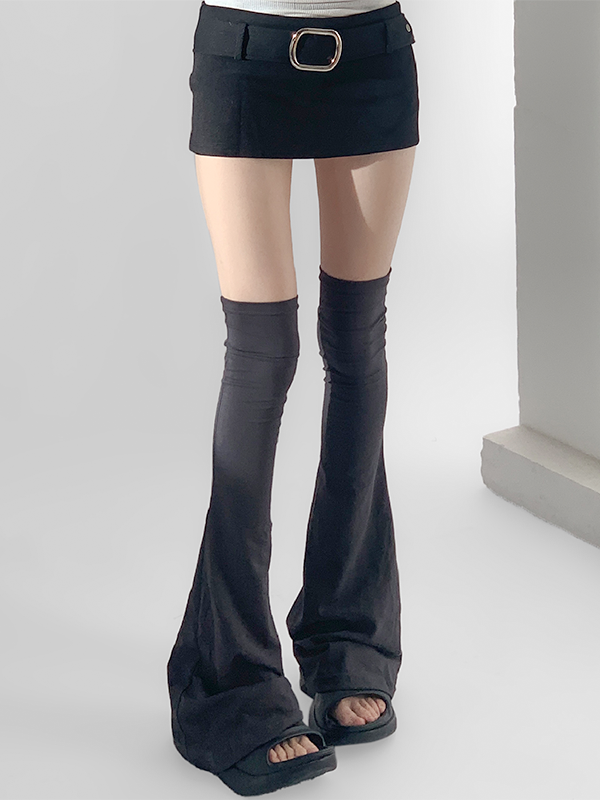 Flared Solid-Color 4 Warmers Colors Leg