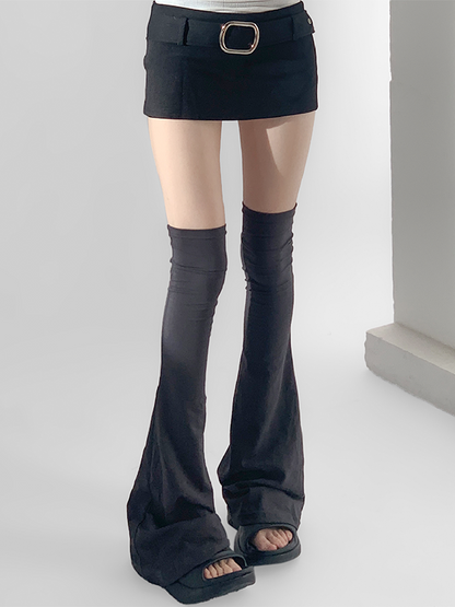 Flared Solid-Color 4 Warmers Colors Leg