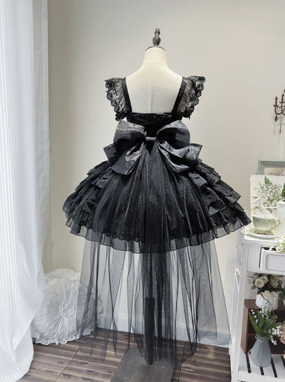 Hanayome Jumper Shiro Skirt Lolita Black Fabric Princess Dress Butterfly