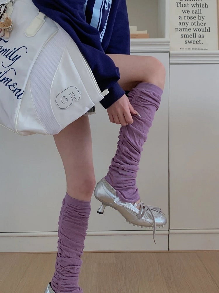 Versatile Warmers 9-Color Leg Ruched Style) (Playful
