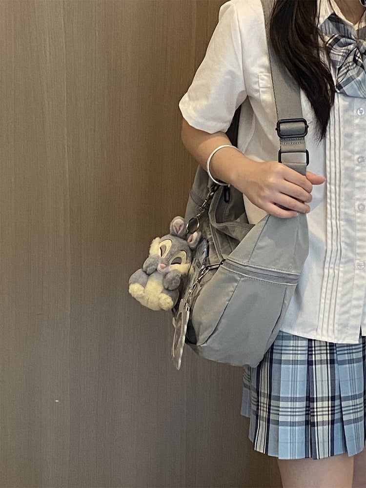 Ita Bag Side Crossbody with Gray Pockets