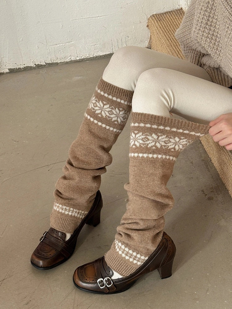Slouchy Leg Isle Warmers Fair Knit