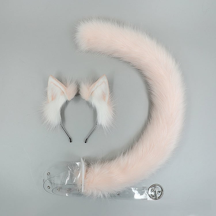 8 Faux Lolita Colors Set + - Fur Kitty KC Tail Cute