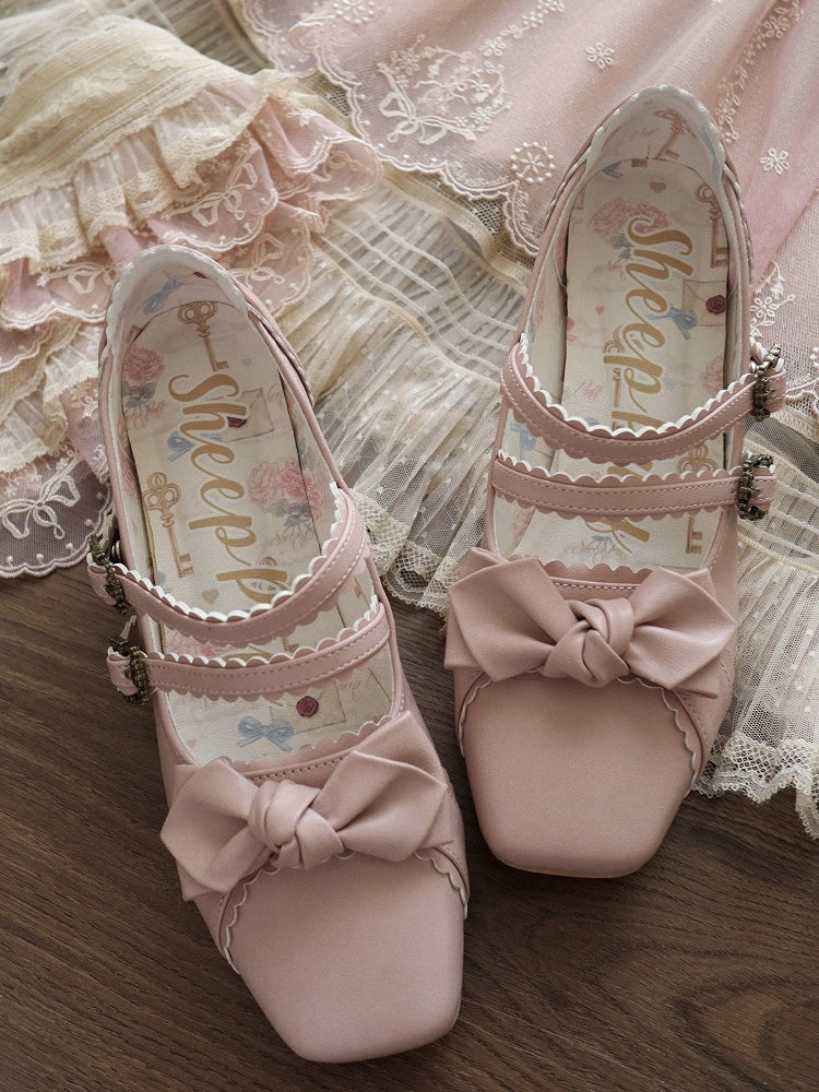 at Sweet Shoes Top Pink Lolita Bow