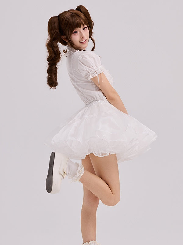 Lolita 35CM Puffy White Petticoat