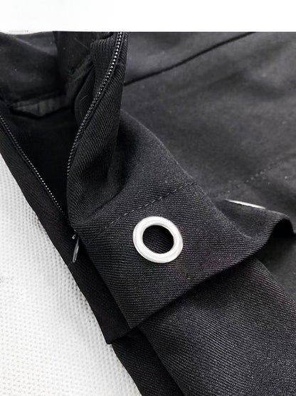 Flare Plissee Glamorous Bittersweet Silhouette Hose Schwarz Mit