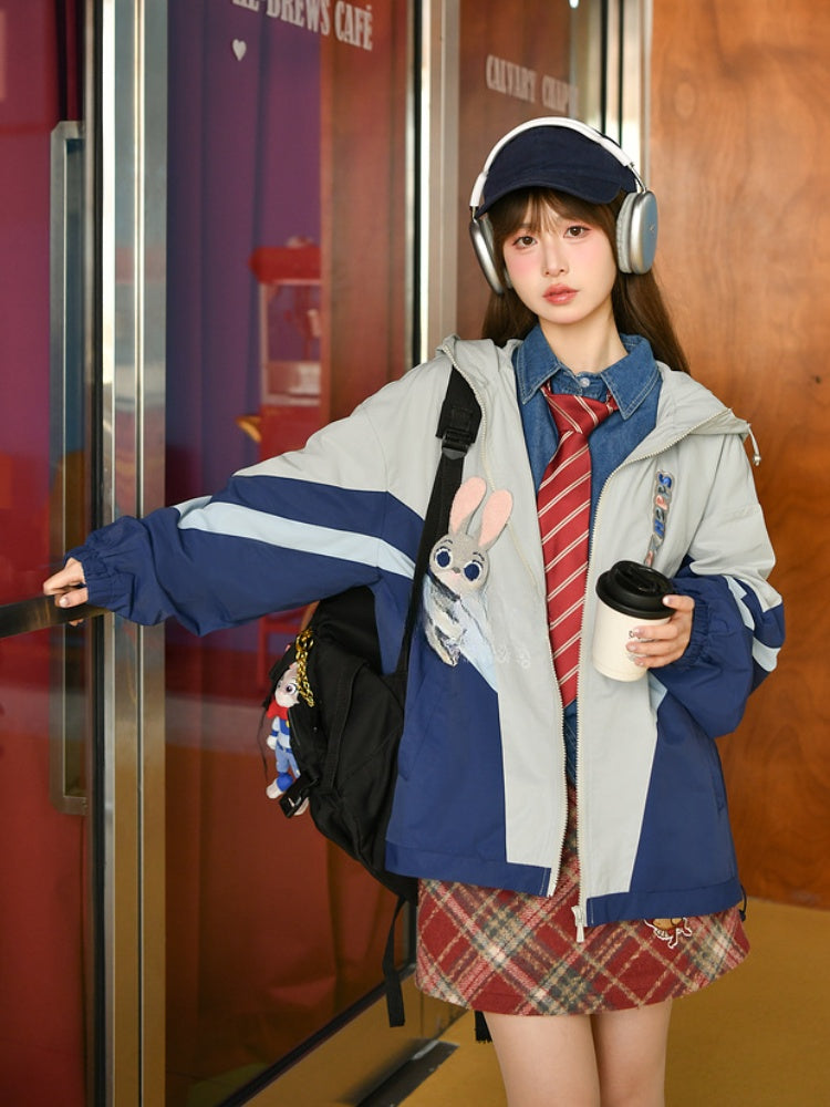 Zootopia Nick/Judy Ears Hooded Jacket