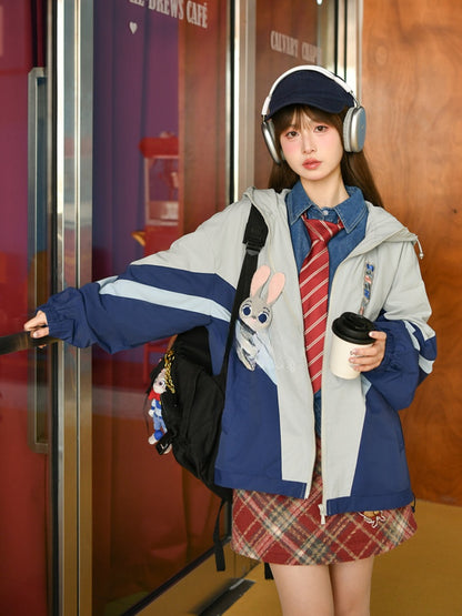 Zootopia Nick/Judy Ears Hooded Jacket