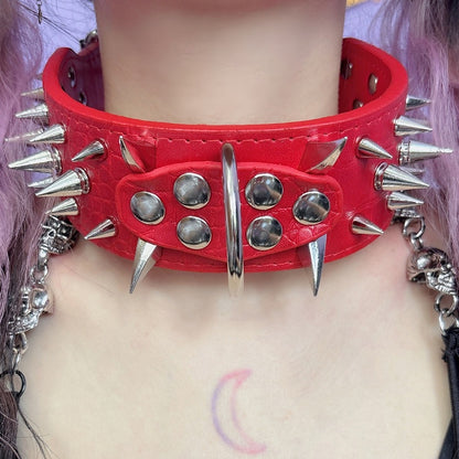 Punk Colors Studs Y2K 3 Choker