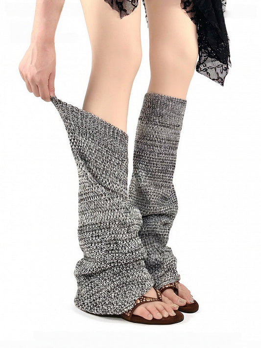 Warmers Minimalist Leg Knitted Gray