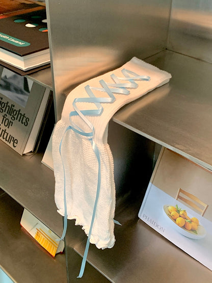 カラー詳細 ウォーマー レースアップ 6つのオプション レッグルーズ