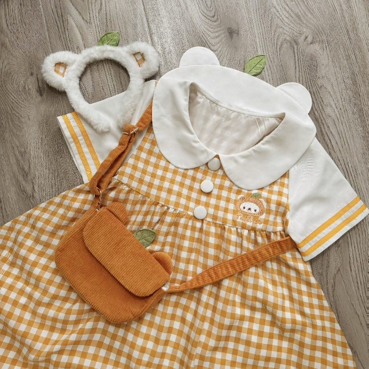 白いかわいいぬいぐるみテディの耳 KC