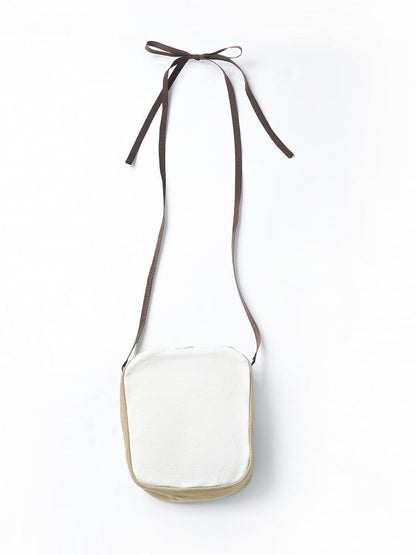 Creamy White Toast Themed Mini Crossbody Bag - PINK SAVIOR