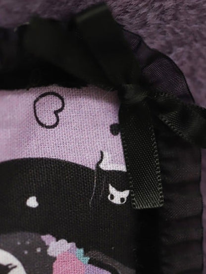 Sweet-Edgy Purple Bag Tote Lolita Cartoon Plush Print