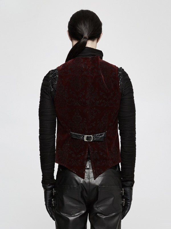 Men's Gothic Vest Red