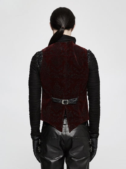 Men's Gothic Vest Red