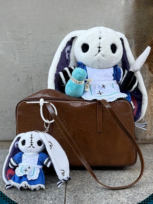 Guro Blue White Set: Plush Rabbit Kawaii