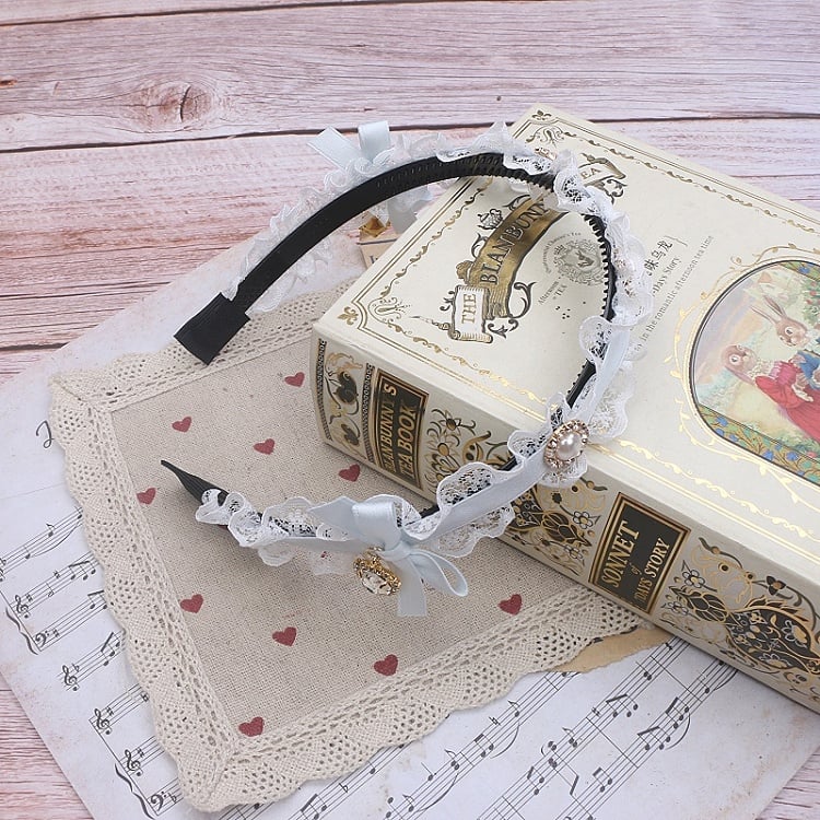 Kei 6 KC Bowknot Color Options Lace Jirai Rhinestone