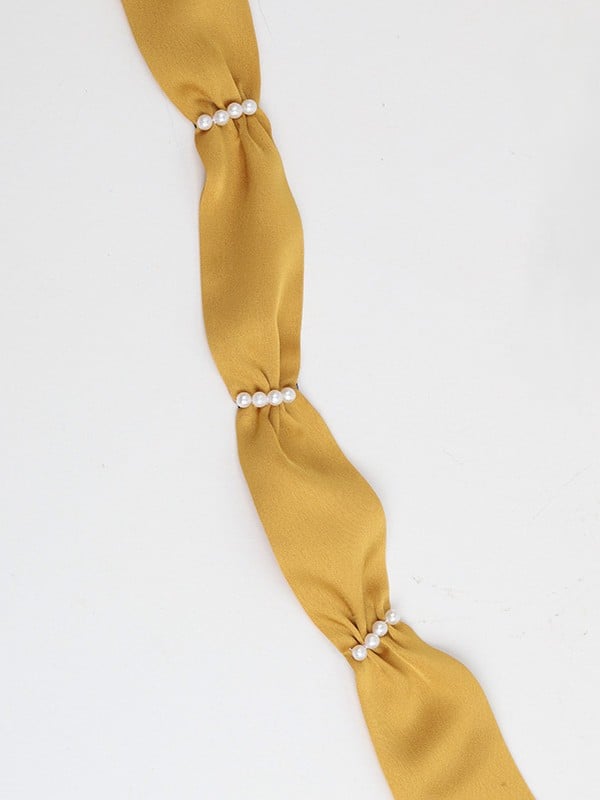 18 Color Options Lolita Belt Pearl Satin