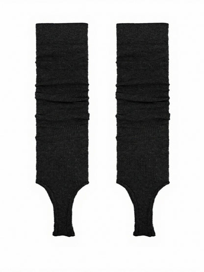 Ribbed Trim Striped Calf Socks in 5 Colors - ModaSwings