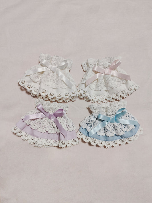 White Wrist Blue Pink Cuffs Purple /