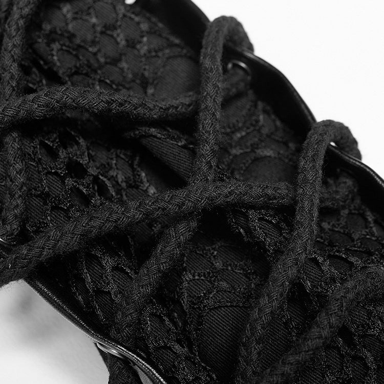 Rubberized Windbreaker Black Faux Punk Leather