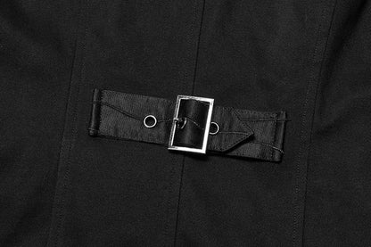 Vest Men's Black Jacquard Noble Gothic