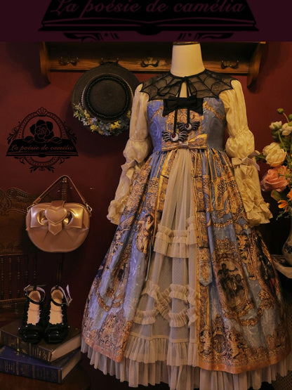 Organza-Brosche mit Mottenmotiv, Spinnennetz-Stickerei, Schmetterling und abnehmbarem schwarzem Fake-Halsband