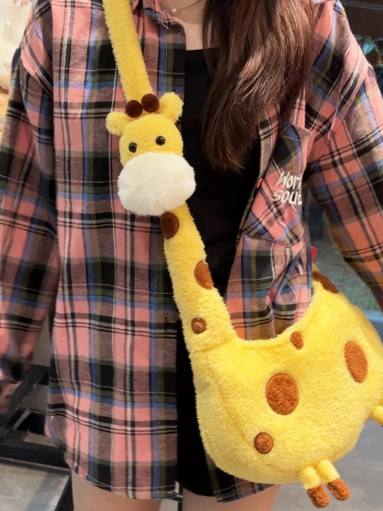 Tasche Giraffe Crossbody Gelb