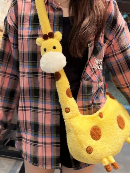 Tasche Giraffe Crossbody Gelb