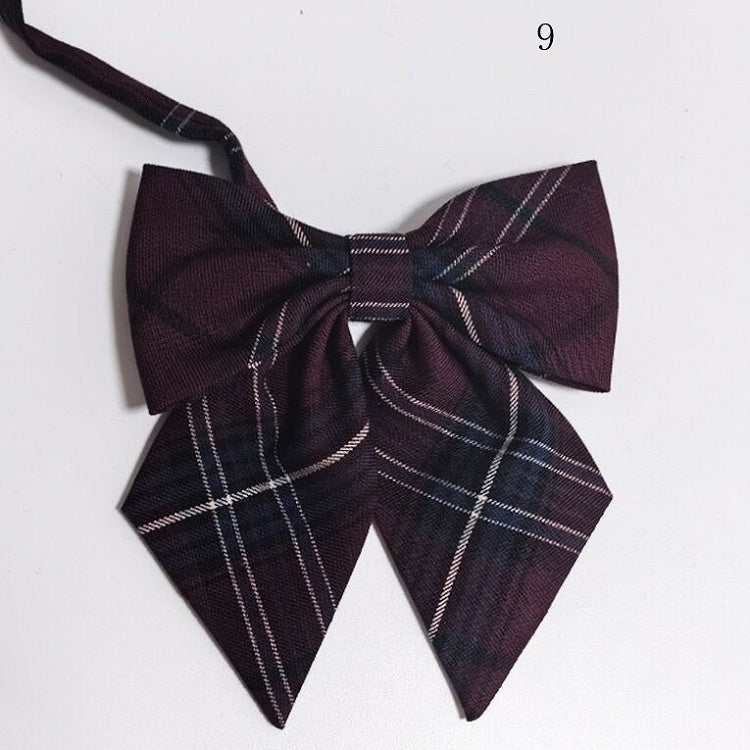 JK Bow Tie Plaid 30 Uniform Options Pattern