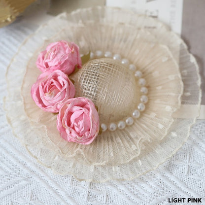 Hat Lolita Options Mini Color Details Bead Design Floral With 11