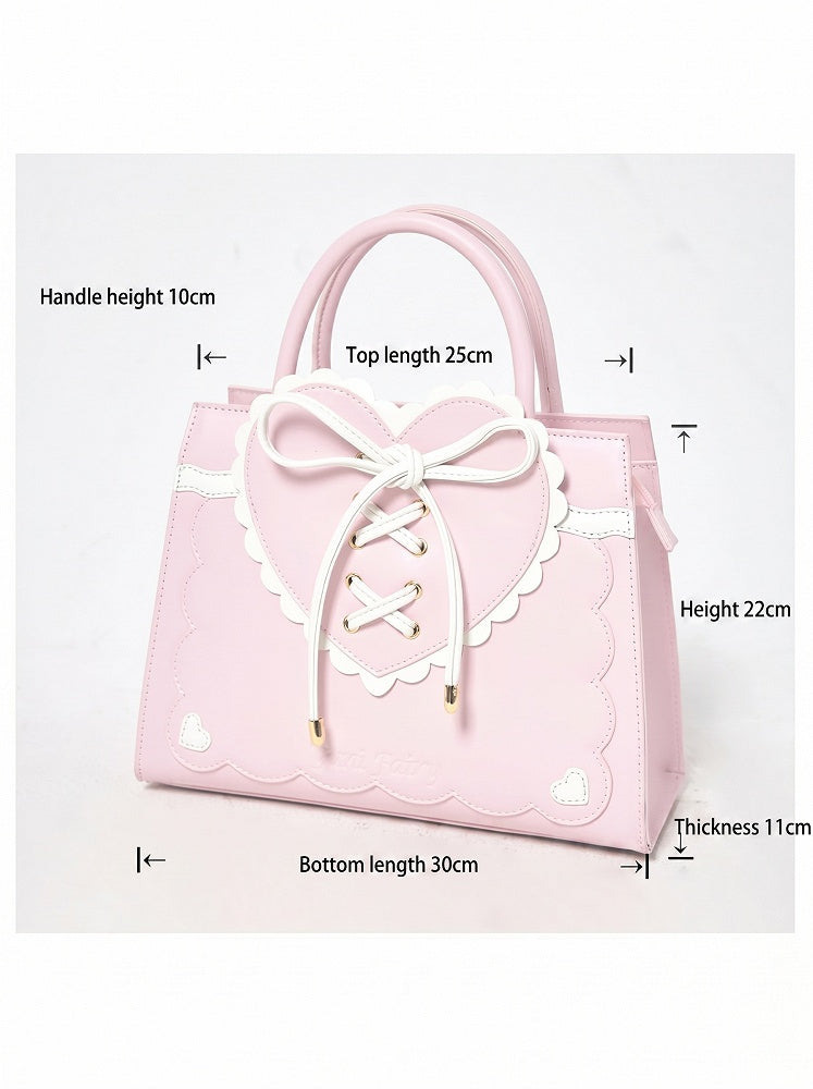 Sweet Pink Heart Shoulder Bag - Yuni Fairy