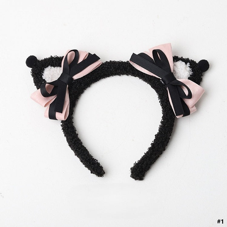 KC Ear Black 2 Lolita Pink Options Sweet-edgy Cat