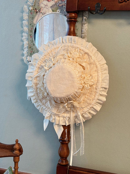 Purple Red Blue Black Hat / Beige