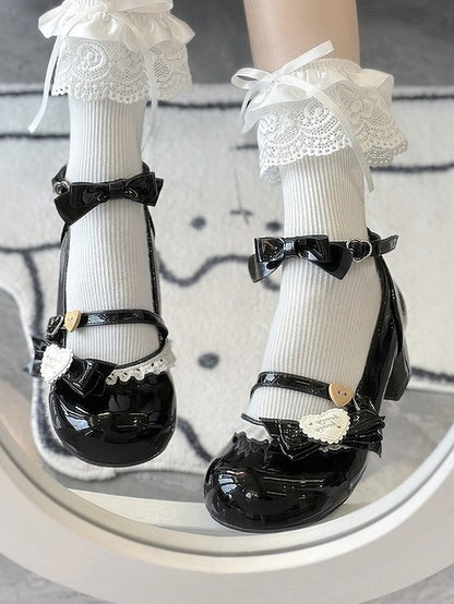 Mary with Bow Lolita Black Janes Accents Sweet