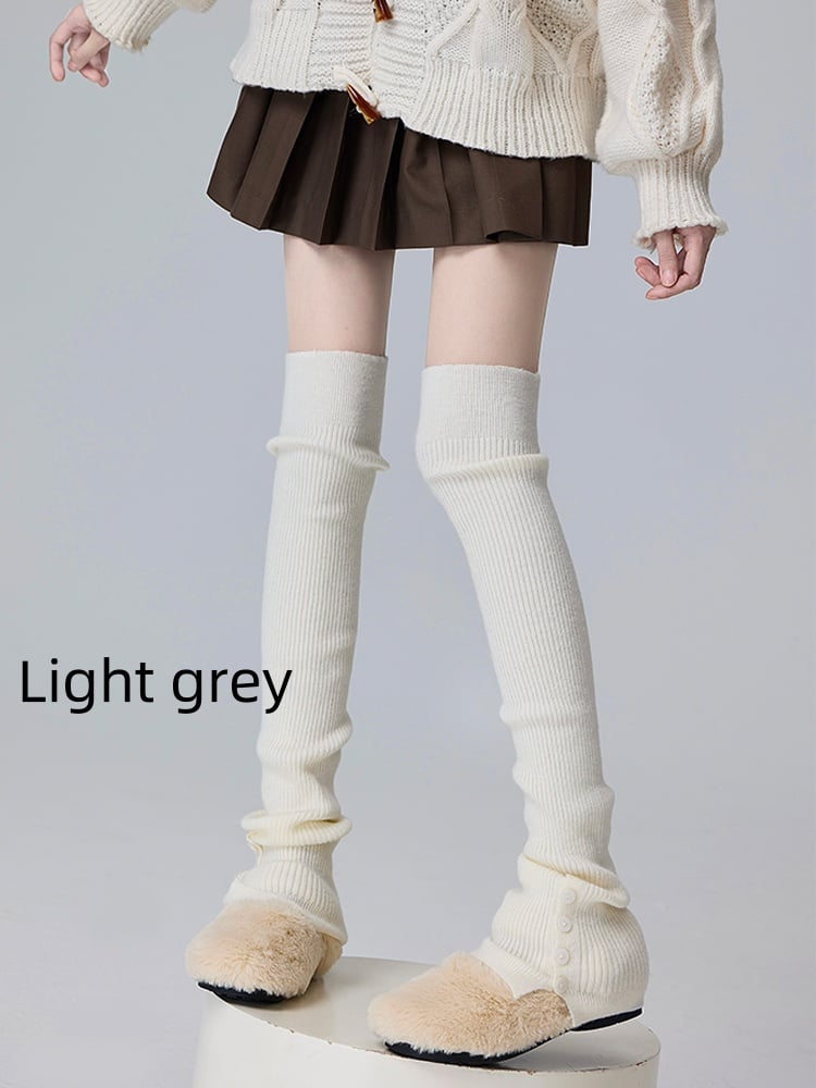 Y2K Knitted Overknee Leg Warmers