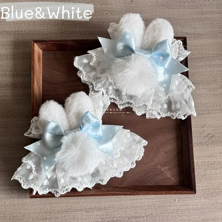 (With Rabbit Lolita Wrist Sweet Ear Accents) Cuffs Set