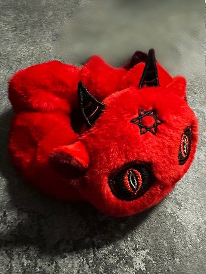 Scrunchie Devil Red Gothic