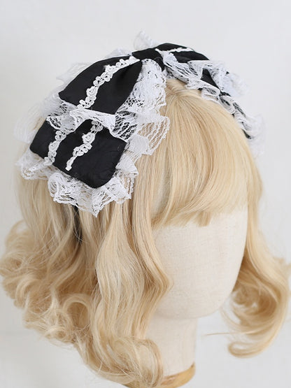 8 Colors Sweet Lolita Multi-layer Bowknot Lace-trimmed KC