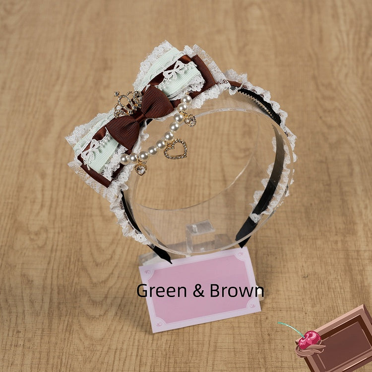 Bow KC Lace Chain Detail Bead with 8 Kei Colors 3D Jirai