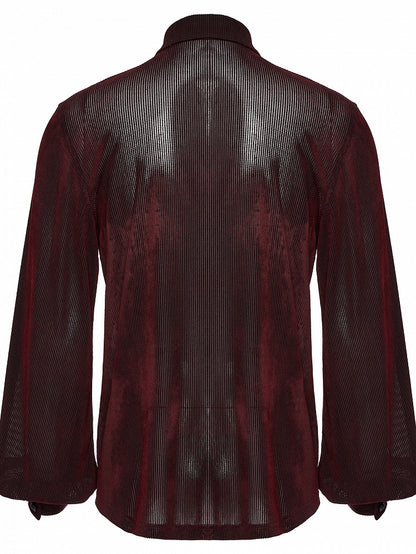 Shirt Goth Men's Red
